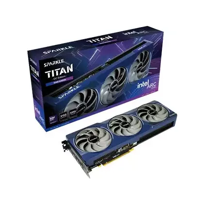 Sparkle Arc B580 TITAN OC 12GB GDDR6 Graphics Card (Black)