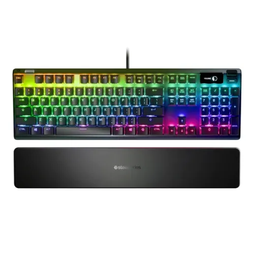 Steelseries Apex 7 RGB Blue Switch Mechanical Gaming Keyboard With Magnetic Wrist Rest