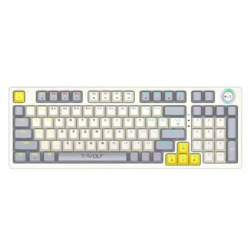 T-Wolf T50 Wired RGB Mechanical Gaming Keyboard