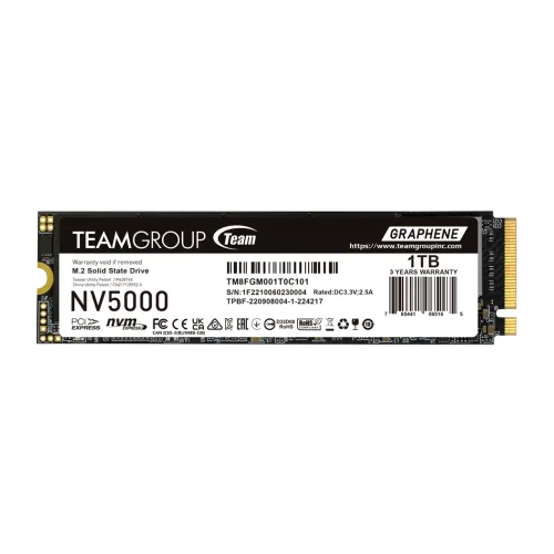 TEAM NV5000 1TB M.2 PCIe Gen4 x4 NVMe SSD