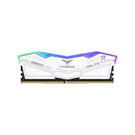 TEAM T-FORCE DELTA RGB 16GB DDR5 7000MHz Desktop RAM (White)