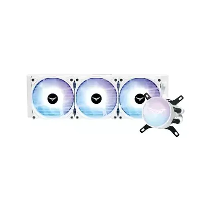 TEAM T-FORCE SIREN GD360E ALL-IN-ONE ARGB CPU LIQUID COOLER (WHITE)
