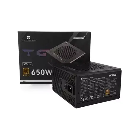 THERMALRIGHT TG-650S 80 Plus Efficiency 650W Gold Power Supply (Black)