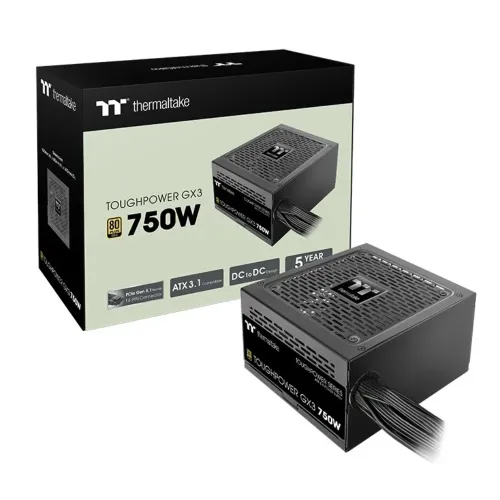 Thermaltake Toughpower GX3 750W 80 Plus Gold Full Modular Power Supply