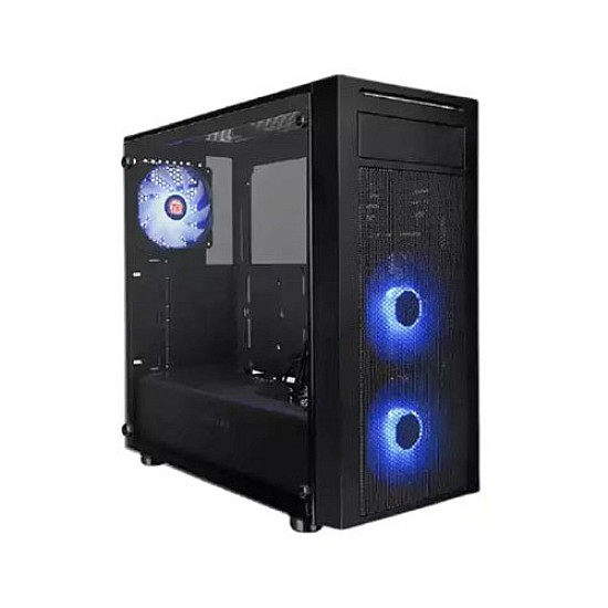 Thermaltake Versa J22 TG Tempered Glass Side Window Mid Tower Black Desktop Case