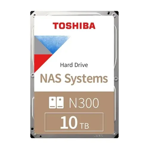 Toshiba N300 10TB 3.5 Inch SATA 7200RPM NAS HDD