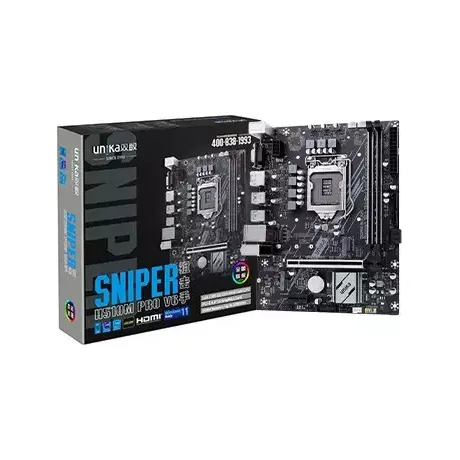UNIKA UN-H510M PRO V6 SNIPER DDR4 10th/11th Gen Micro ATX Motherboard