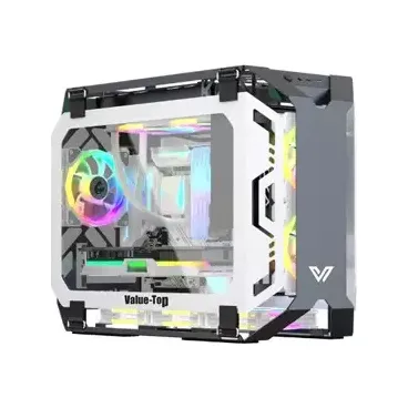 Value-Top X-Era Mloong Series Open-Frame M-ATX Gaming Case (Shining Grey)