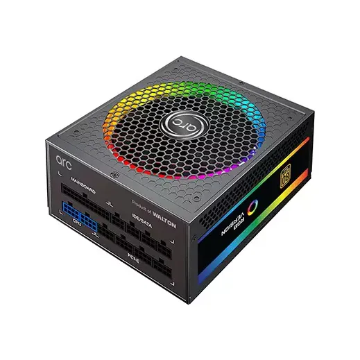 WALTON WPS75AGR02 750W 80 PLUS GOLD CERTIFIED ARGB MODULAR ATX POWER SUPPLY