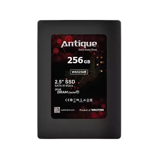 Walton WS5256D 256GB 2.5” SATA III SSD With DRAM Cache