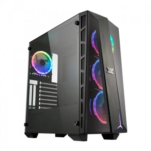 Xigmatek Cyclops Black Tempered Glass Gaming Case