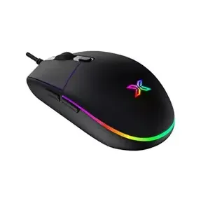 Xigmatek EN49813 G1 Wired RGB Gaming Mouse (Black)
