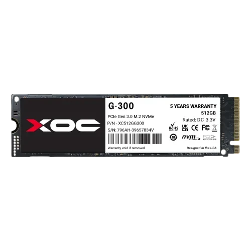 XOC G300 512GB Gen3 NVMe M.2 2280 SSD