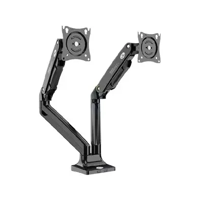 ZENO M10D/B 17-32 Inch Double Arm Gas-Strut Desktop Monitor Stand