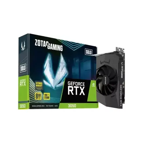 ZOTAC GAMING GEFORCE RTX 3050 SOLO 8GB GDDR6 GRAPHICS CARD