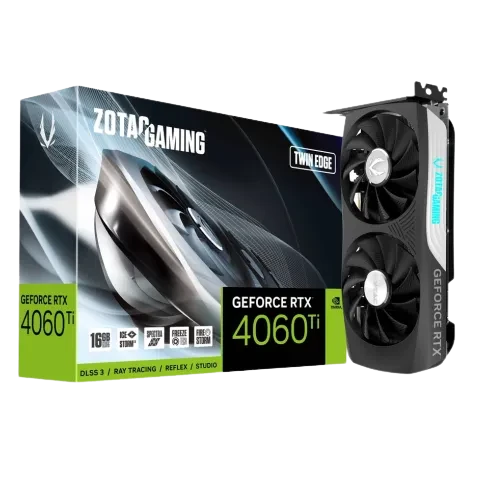ZOTAC GAMING GeForce RTX 4060 Ti 16GB Twin Edge GDDR6 Graphics Card